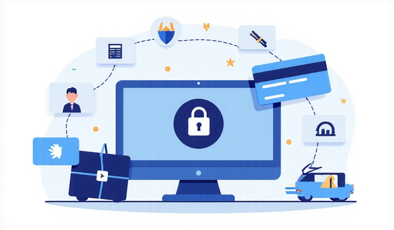 Image representing secure online payment